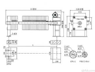 程控自动式1500型高压聚丙烯隔膜压滤机